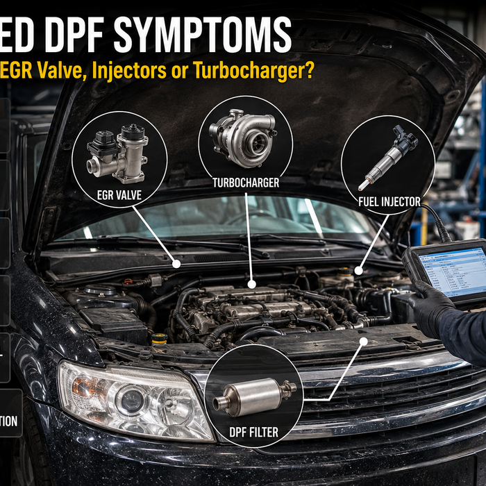 Blocked DPF Symptoms: Is It the DPF, EGR Valve, Injectors or Turbocharger?