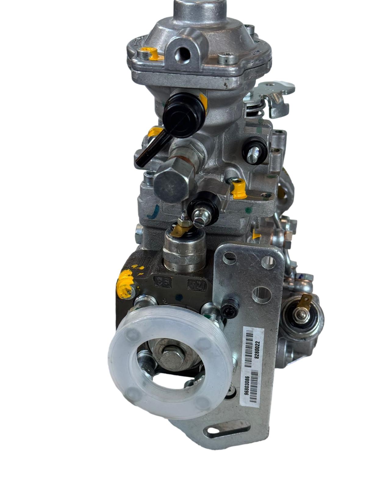 Mechanical engine component on a white background