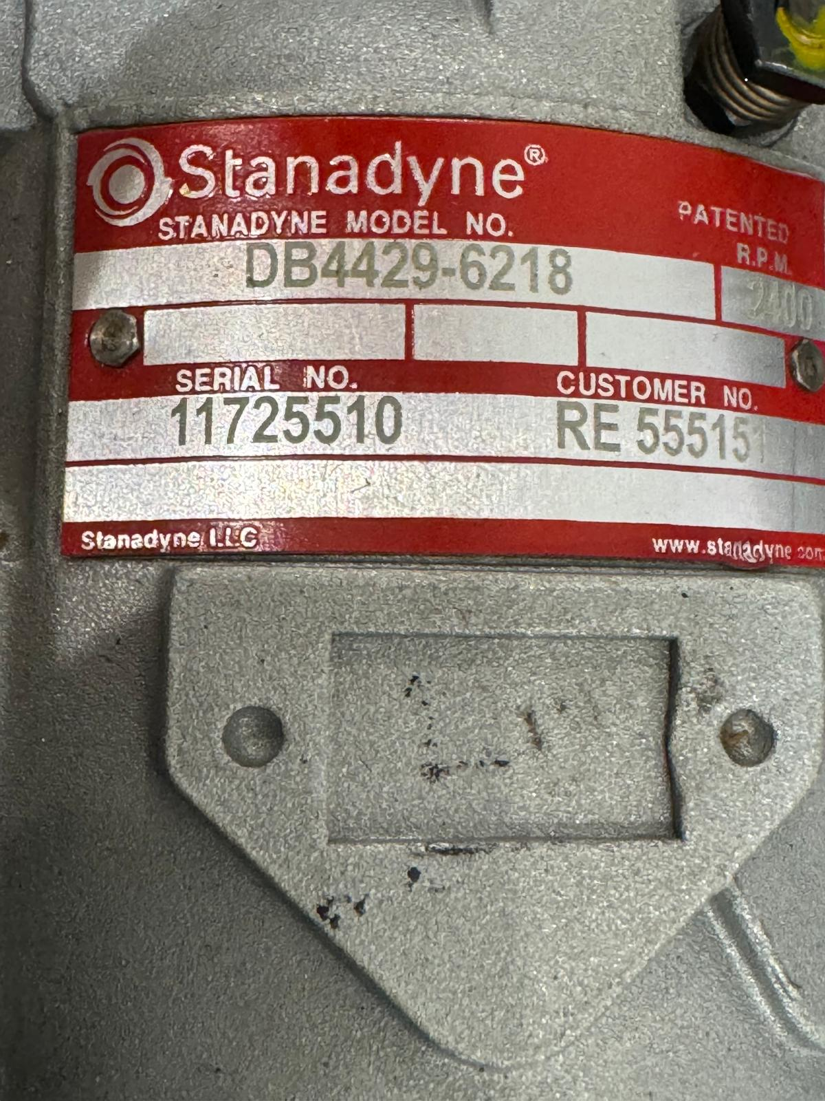 Stanadyne John Deere Diesel Fuel Injection Pump DB4429-6218 RE555151