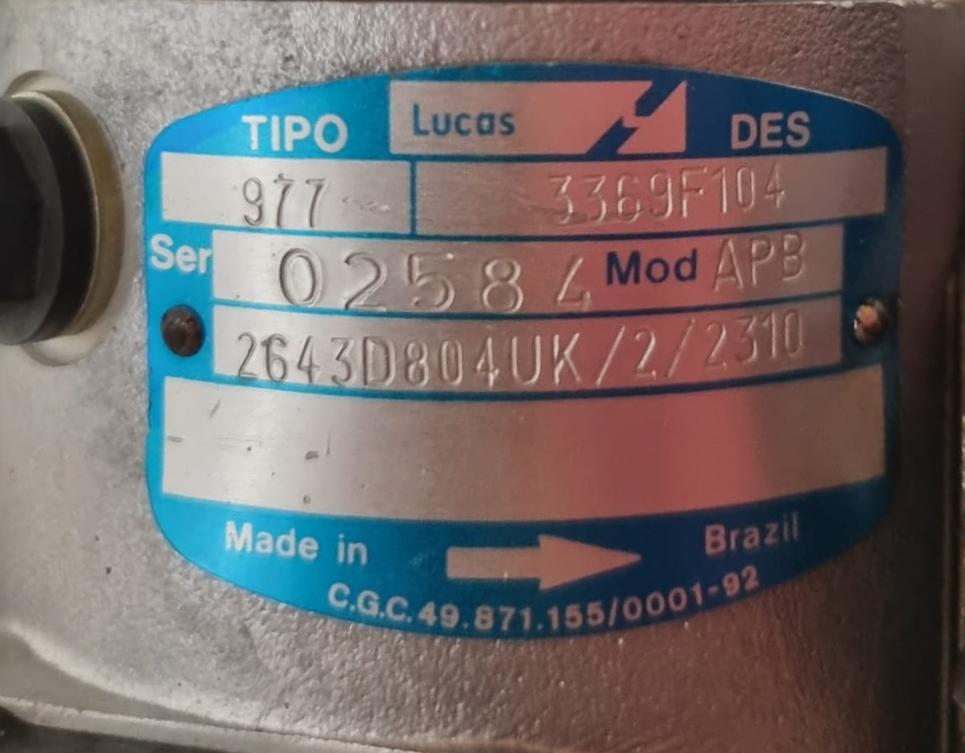 Lucas CAV Perkins DPA Diesel Fuel Injection Pump 3369F104 2643D804
