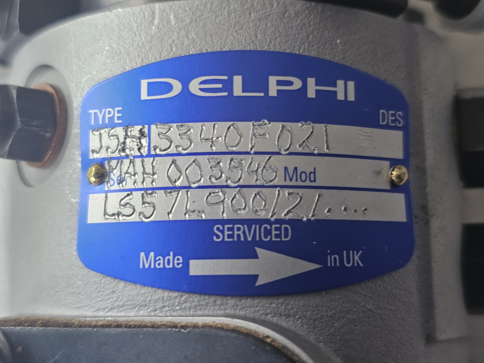 3340F021 Lucas CAV/Delphi Diesel Injection Pump