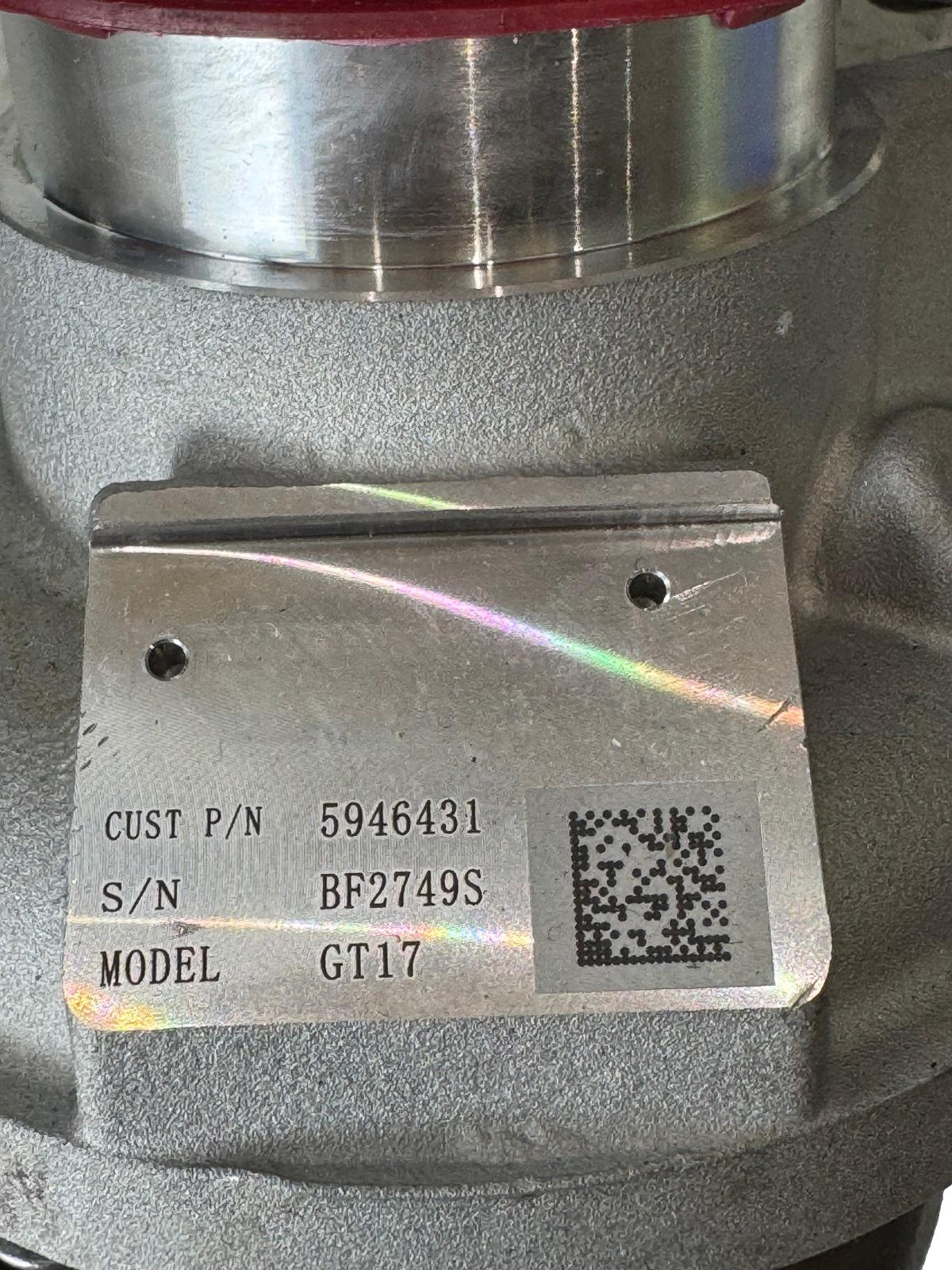 Caterpillar Turbocharger 5946431 BF2749S GT17 New Take-off