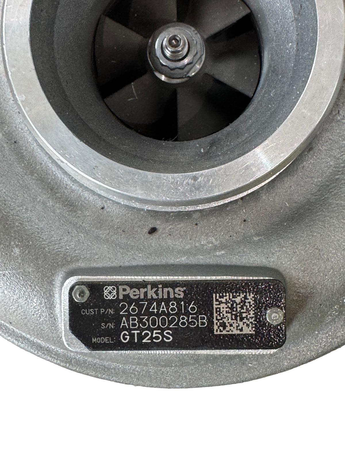 Perkins Turbocharger 2674A816 AB300285B GT25S New Take-off